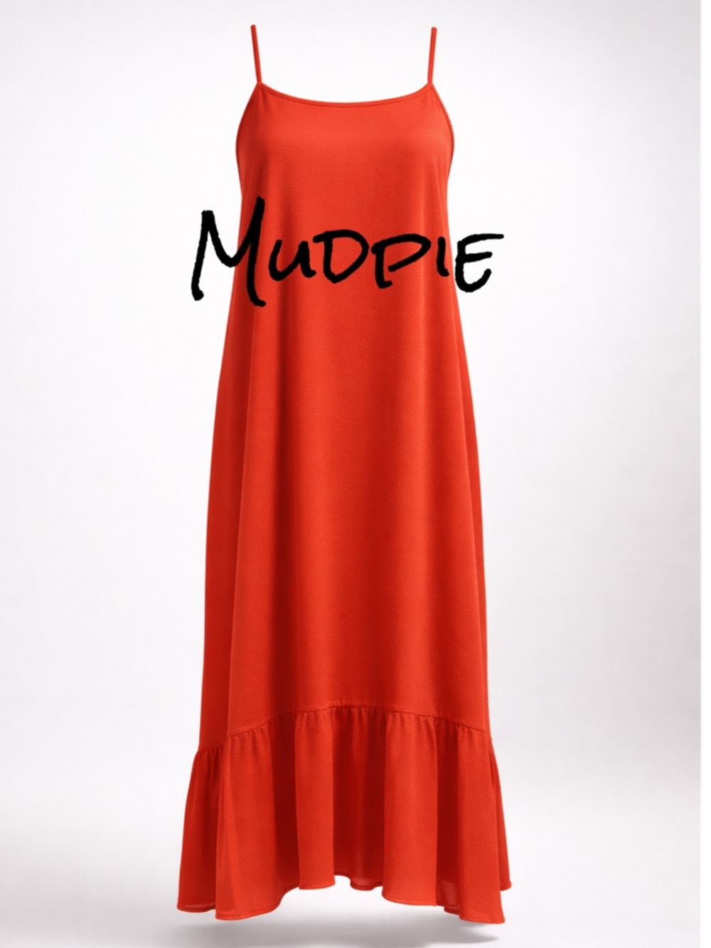 Mud Pie Poppy Red Adora Maxi Dress-NWOT